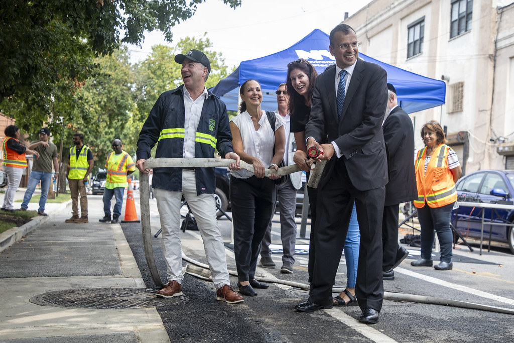 Seven Miles of Porous Pavement Being Installed Along Brooklyn Roadways to Help Combat Flooding and I