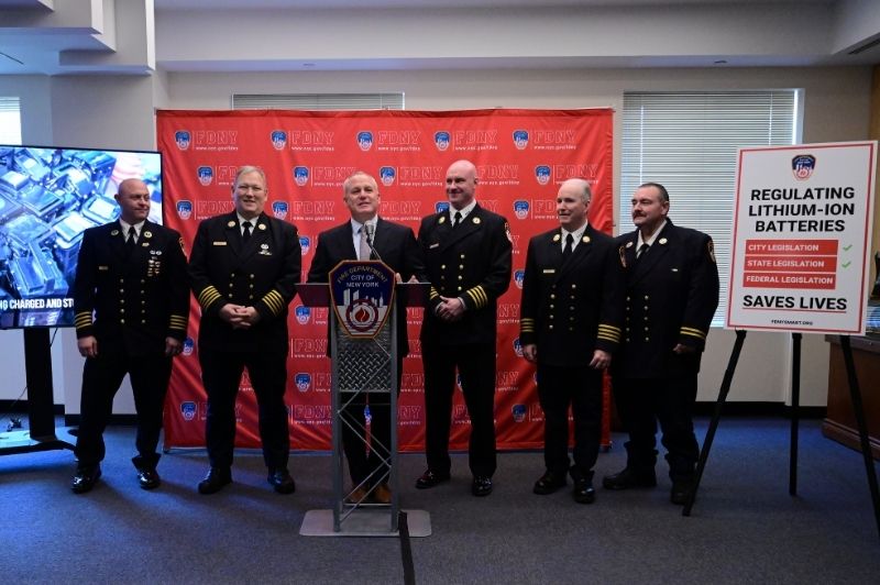 FDNY Cheers Congress’s Move to Regulate Lithium-Ion Batteries