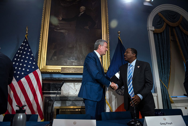 Mayor de Blasio and Teamsters Local 237 Announce Tentative Contract