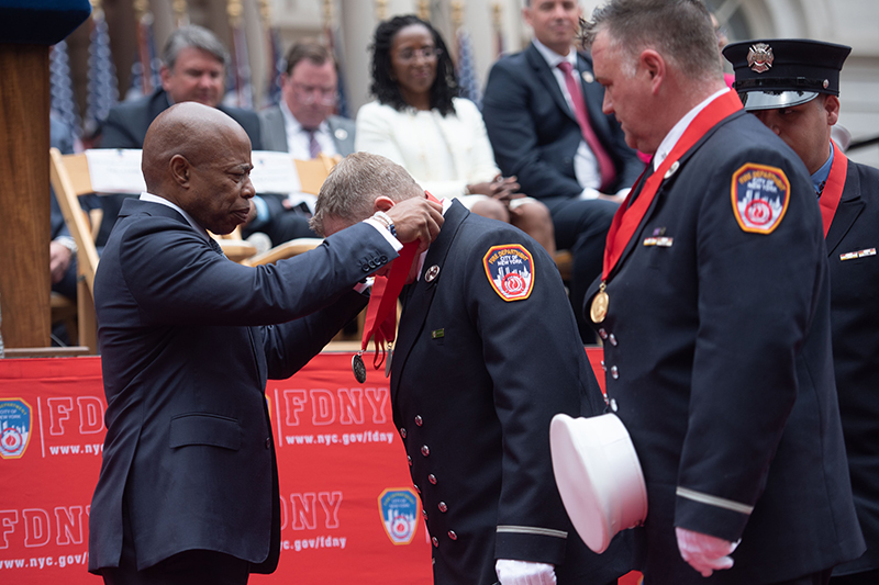 Mayor Adams, Acting Fire Commissioner Kavanagh Honor Heroes at Annual