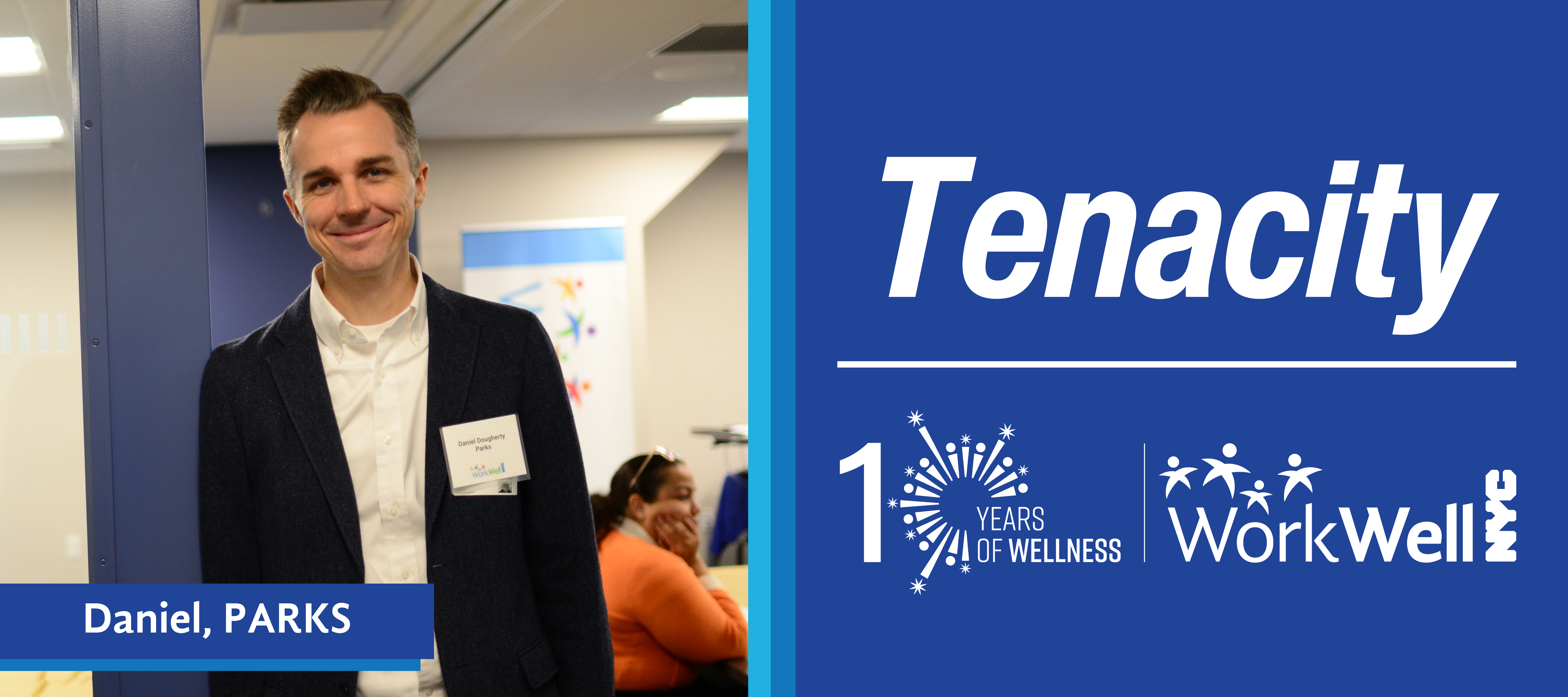 Daniel, PARKS with the word Tenacity