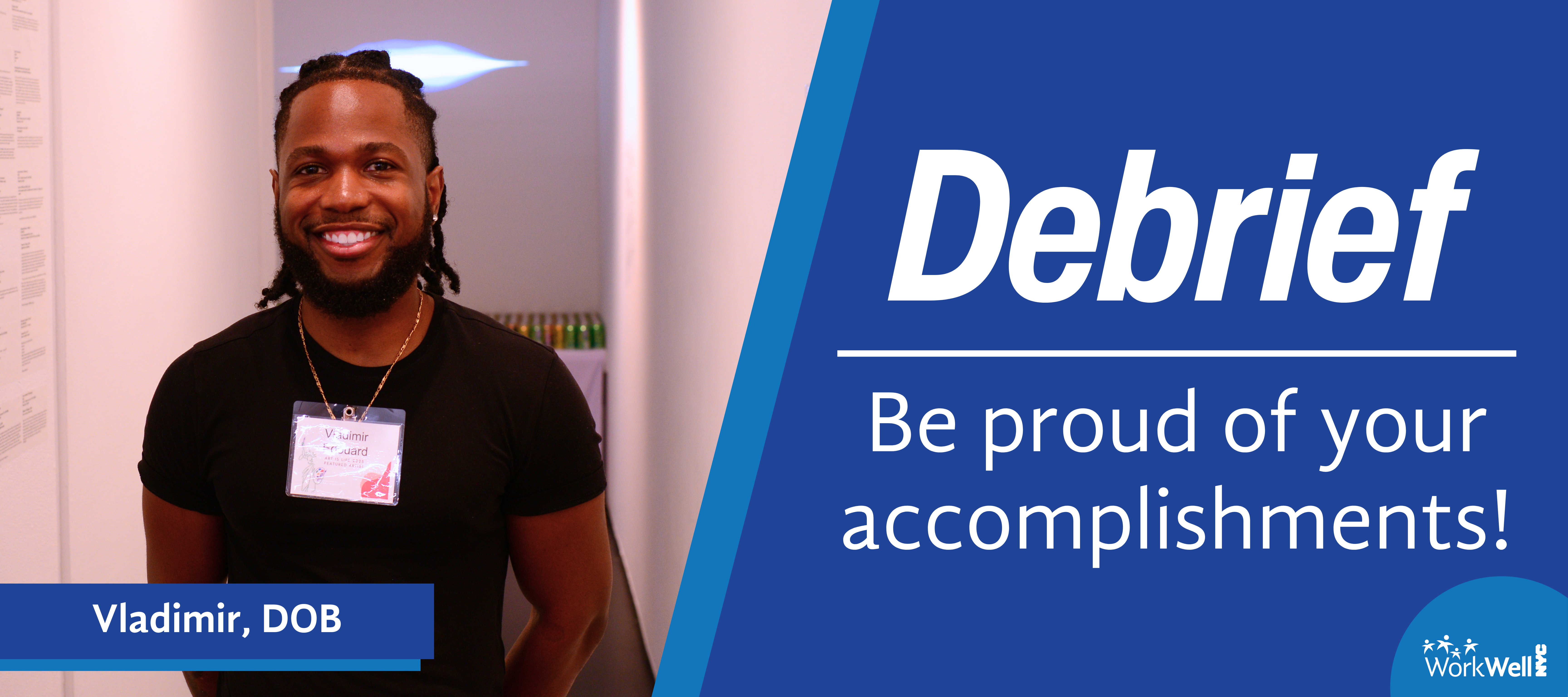 Vladimir from Department of Buildings with the words Debrief!