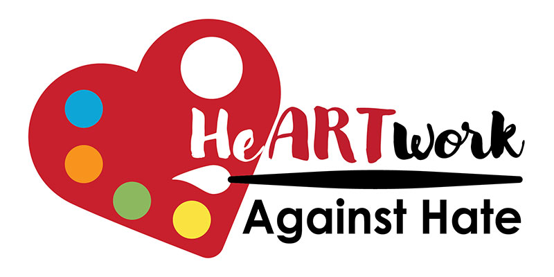 Logo for O P H C Heartwork Against Hate Art Contest
