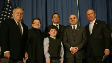 Mayor Bloomberg Swears in Thirty-Five Judges