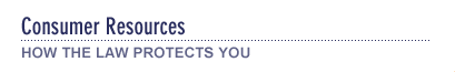How the Law Protects You