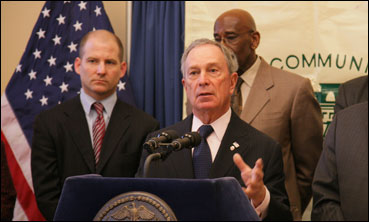 Mayor Bloomberg and Department of Environmental Protection Commissioner Cas Holloway Announcing the New Program to Relieve Water Debt and Help Prevent Mortgage Foreclosures