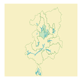 Map of Croton Falls Reservoir