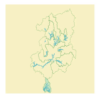 Map of Kensico Reservoir