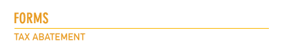 Forms: Tax Abatement 