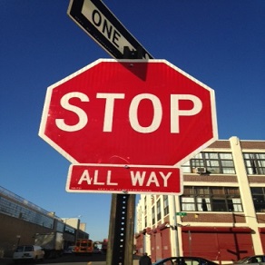 Stop and All Way signs image