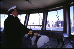 image of capt on ferry