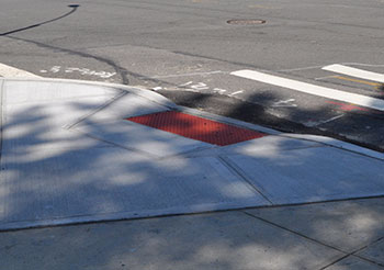 Enhanced Crossing Pedestrian Ramps