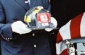 Staff Sgt. Engeldrum’s FDNY helmet. 