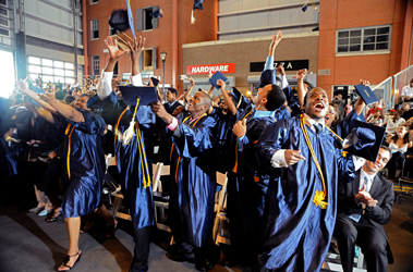 Fifty-seven students graduated from the FDNY High School for Fire and Life Safety on June 25.