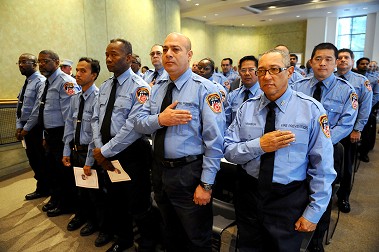 The Fire Prevention Inspectors recognized in the ceremony