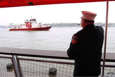 The FDNY closed out Fire Prevention Week on Oct. 11 and 12 with a special celebration – FDNY Appreciation Weekend at the Intrepid Museum, which included the 14th annual Blessing of the Marine Fleet.