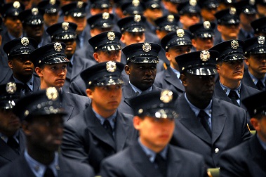 The 280 Probationary Firefighters during their graduation ceremony