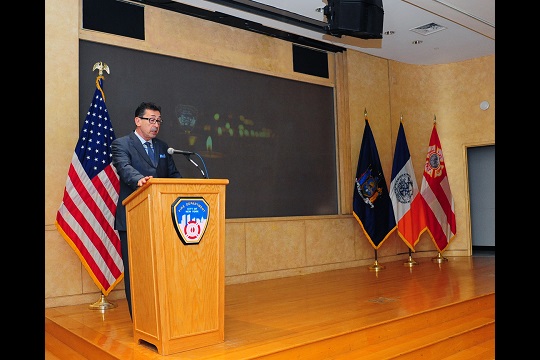 Thursday, June 25, FDNY held an interfaith service at headquarters, hosted by Fire Commissioner Daniel A. Nigro and FDNY the Reverend V. Simpson Turner Jr. remembering the victims of the Emanuel African Methodist Episcopal Church shooting last week in Charleston, South Carolina