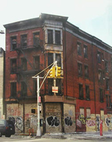 Building before renovation under Small Buildings Loan Program