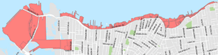Staten Island North Shore Map