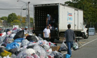 fall 2006 Queens clothing donation 