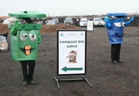 recycling characters at fresh kills compost site