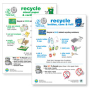 open pdf of City Agency Recycling Flyer