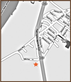 map of Fresh Kills composting facility