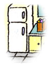 illustration: refrigerator