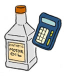 illustration: synthetic oil