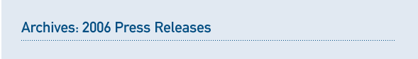 2006 OEM Press Releases