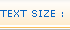 Set Text Size