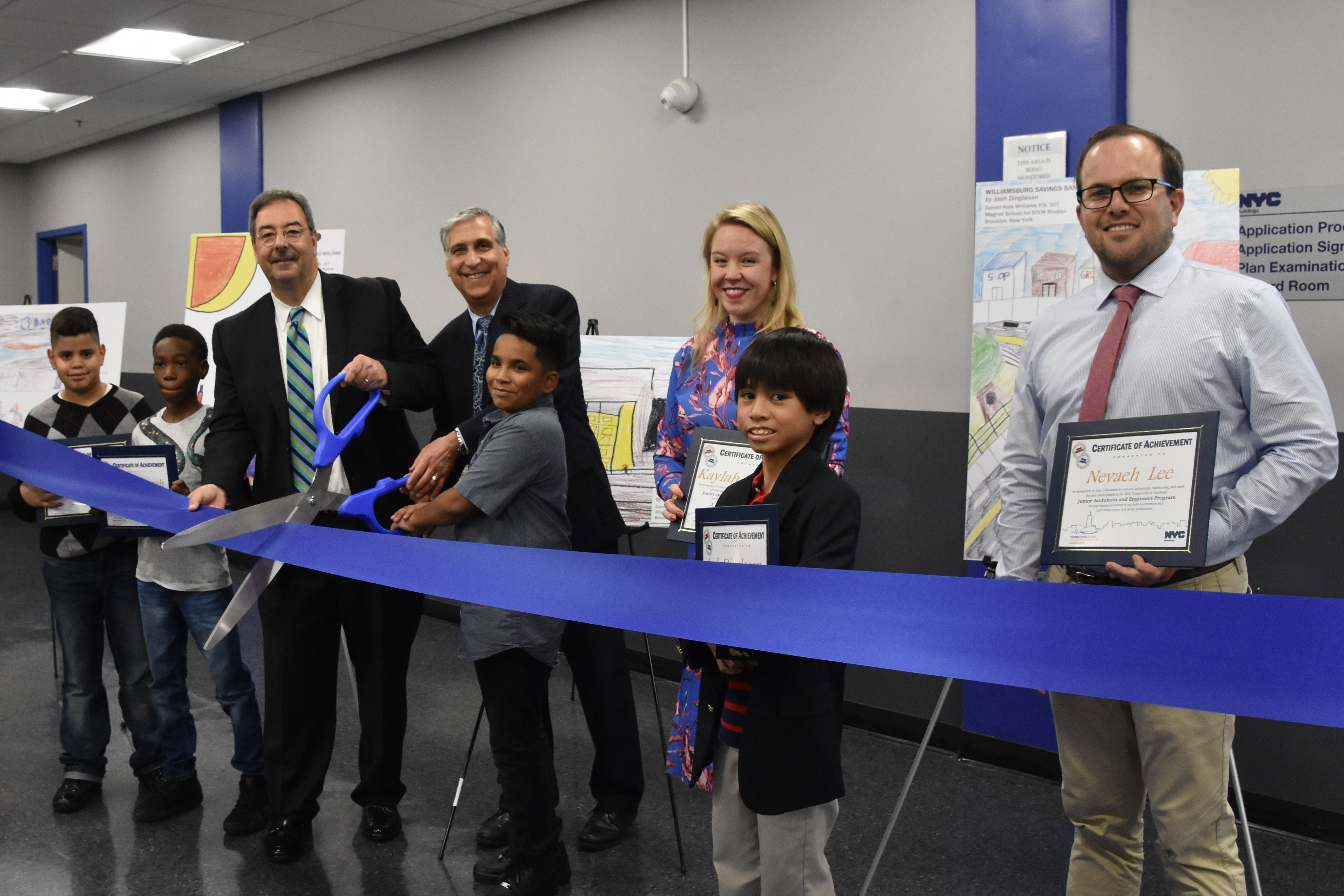 Ribbon cutting event