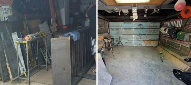 Photo of using the premises for an illegal ironworks contractor’s establishment.