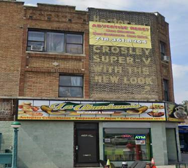 Photo of an outdoor advertising sign without a permit.