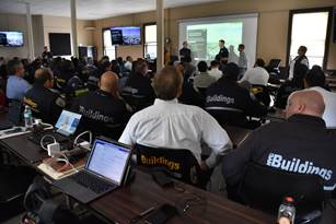 DOB and FDNY staff conducting disaster preparedness exercises last week in Fort Totten, Queens.