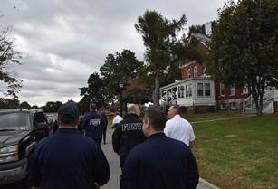 DOB and FDNY staff conducting disaster preparedness exercises last week in Fort Totten, Queens.