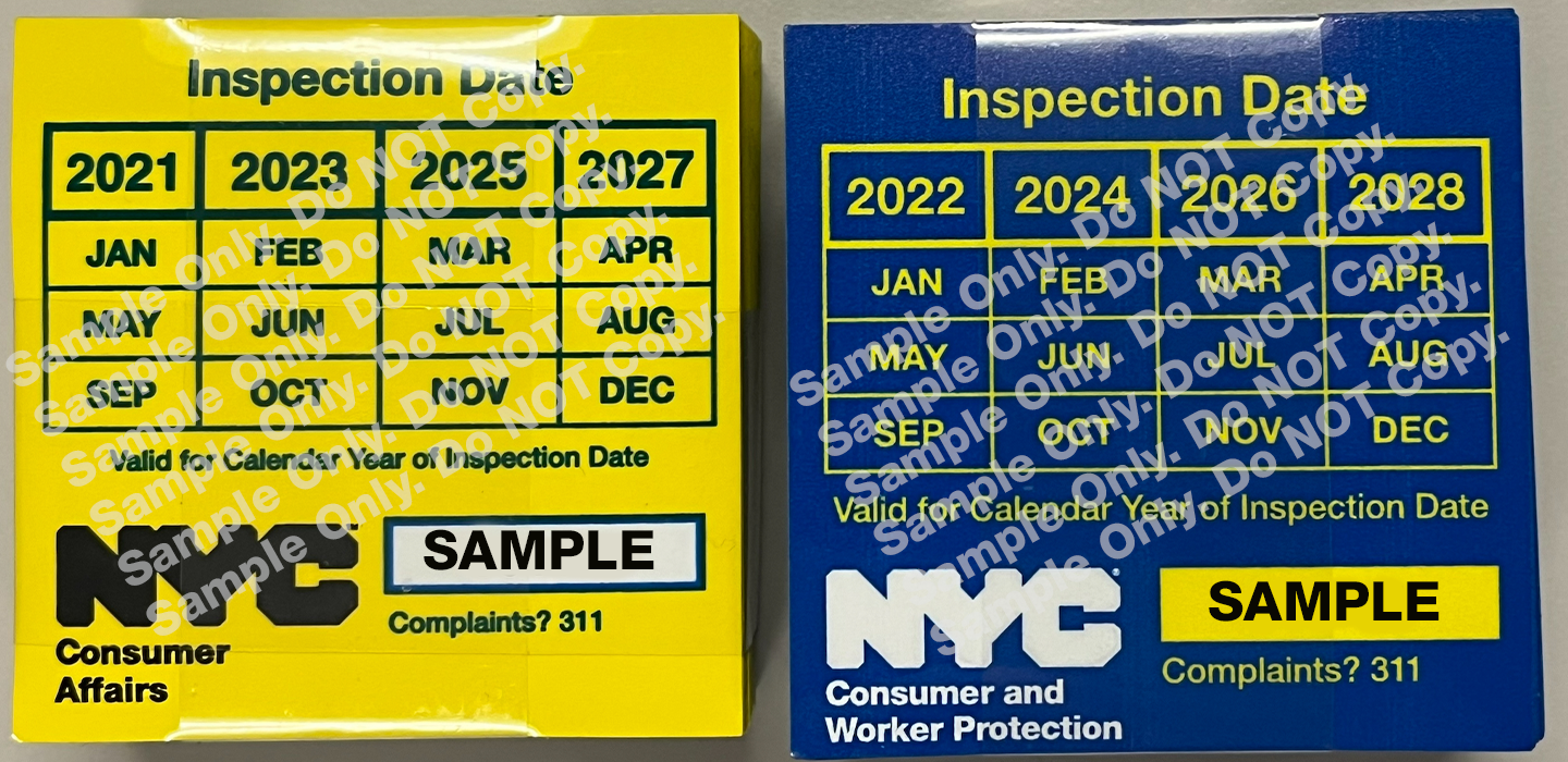 DCWP sample inspection seal