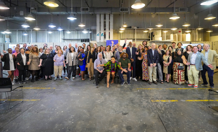 Group photo of people celebrating