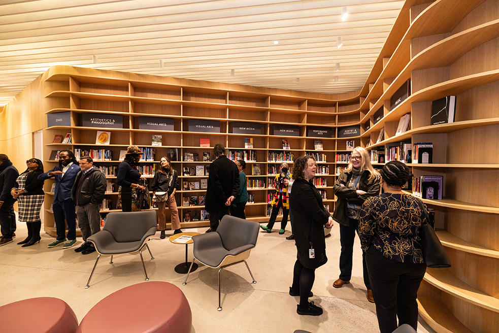 An interior photo of BPL's new space