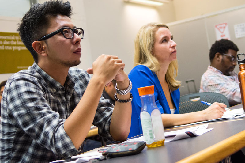 Attendees at an MWBE workshop