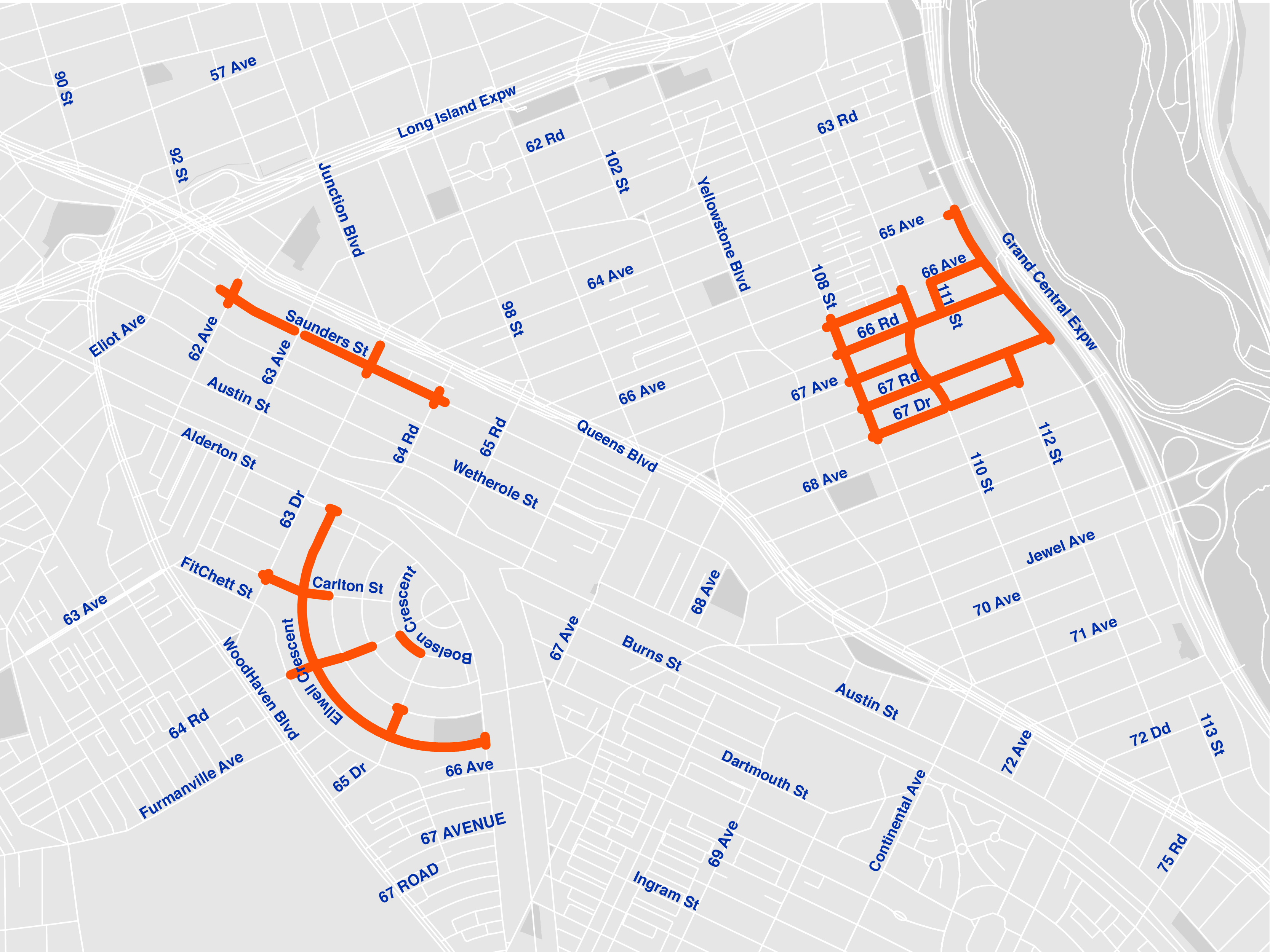 map of project area