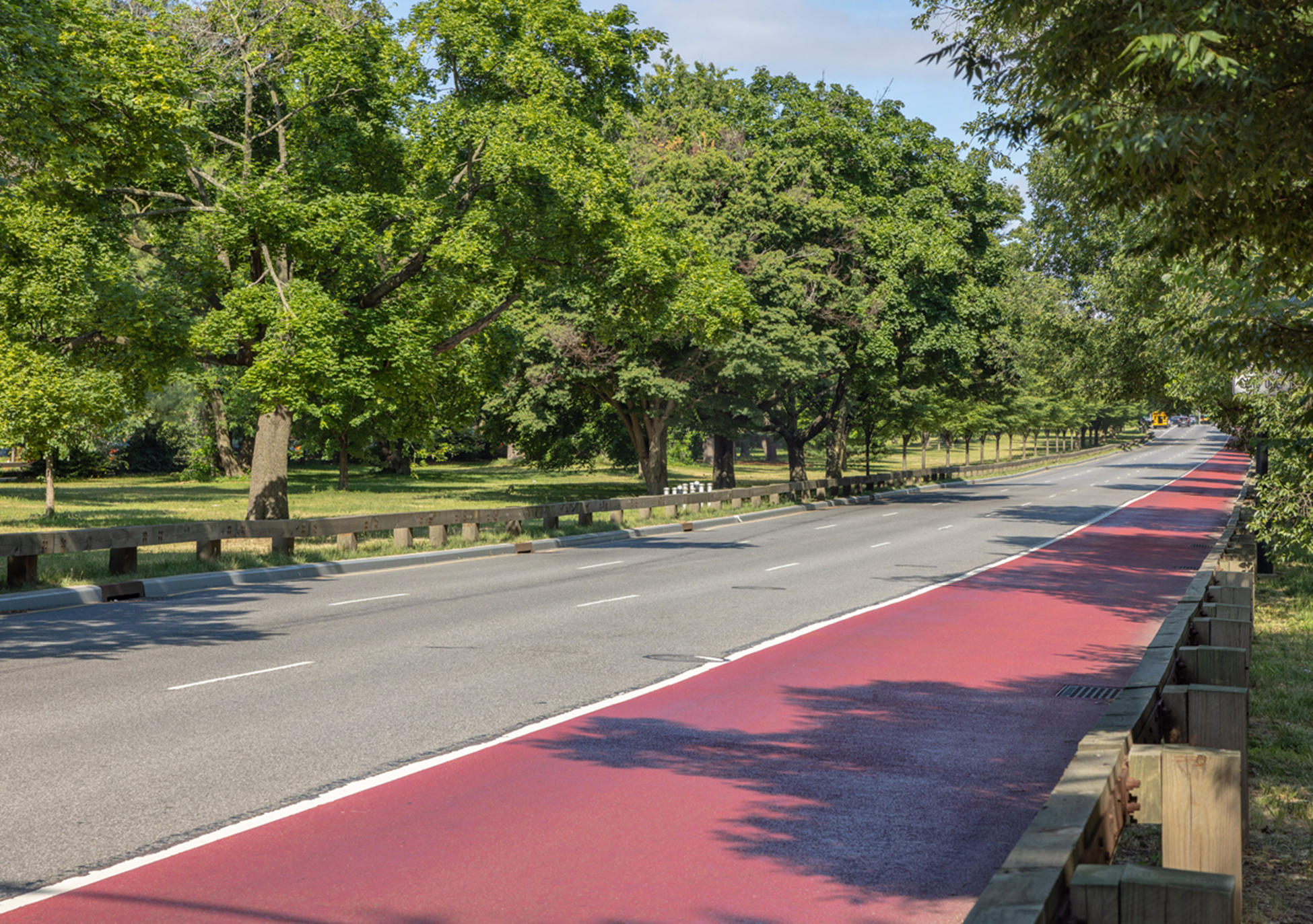 completed bus lane