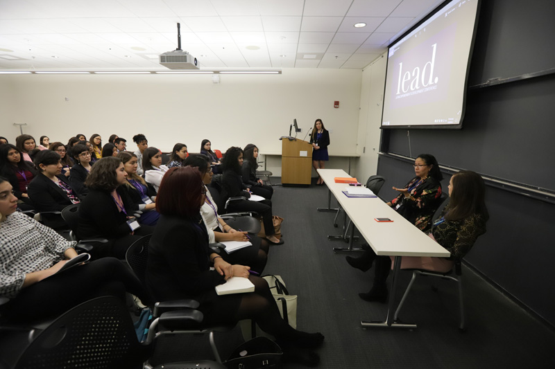  DDC STEAM Deputy Commissioner speaking to young woman