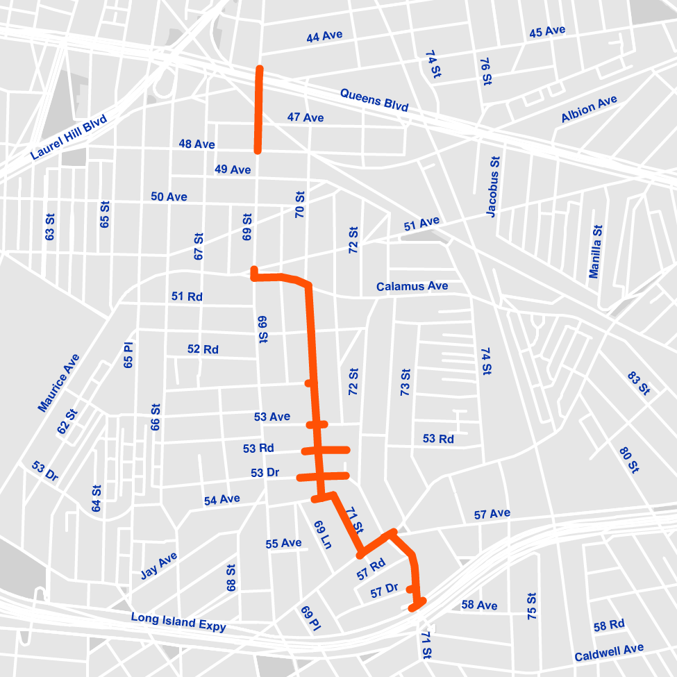 Crews used micro-tunneling to install the new sewer under Queens Boulevard, reducing construction time at the location by months. A future infrastructure project will connect with the southern end of the project under the Long Island Expressway.