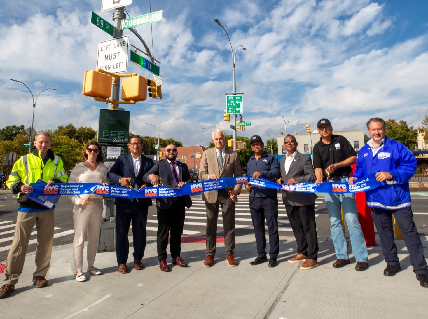 DDC, DEP and elected officials celebrated the completion of the $106 million project in Maspeth, Queens on October 4, 2024