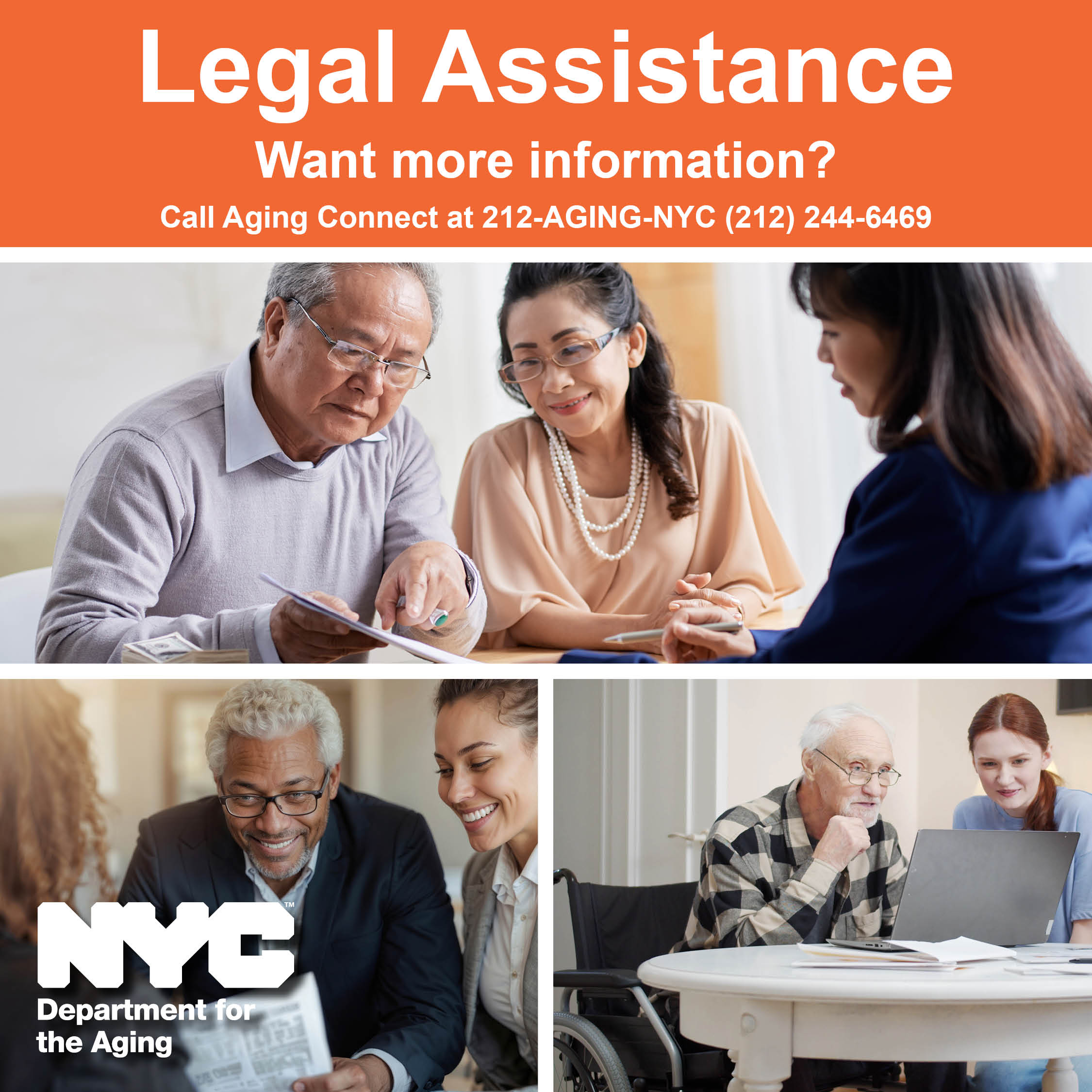 Legal Services for Older Adults with Aging Connect Phone Number