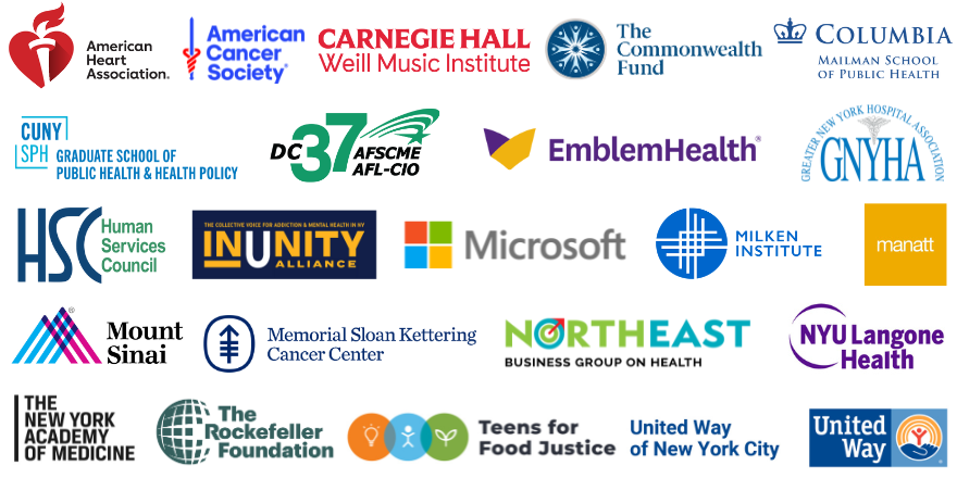 Collage of Healthy NYC Partner logos