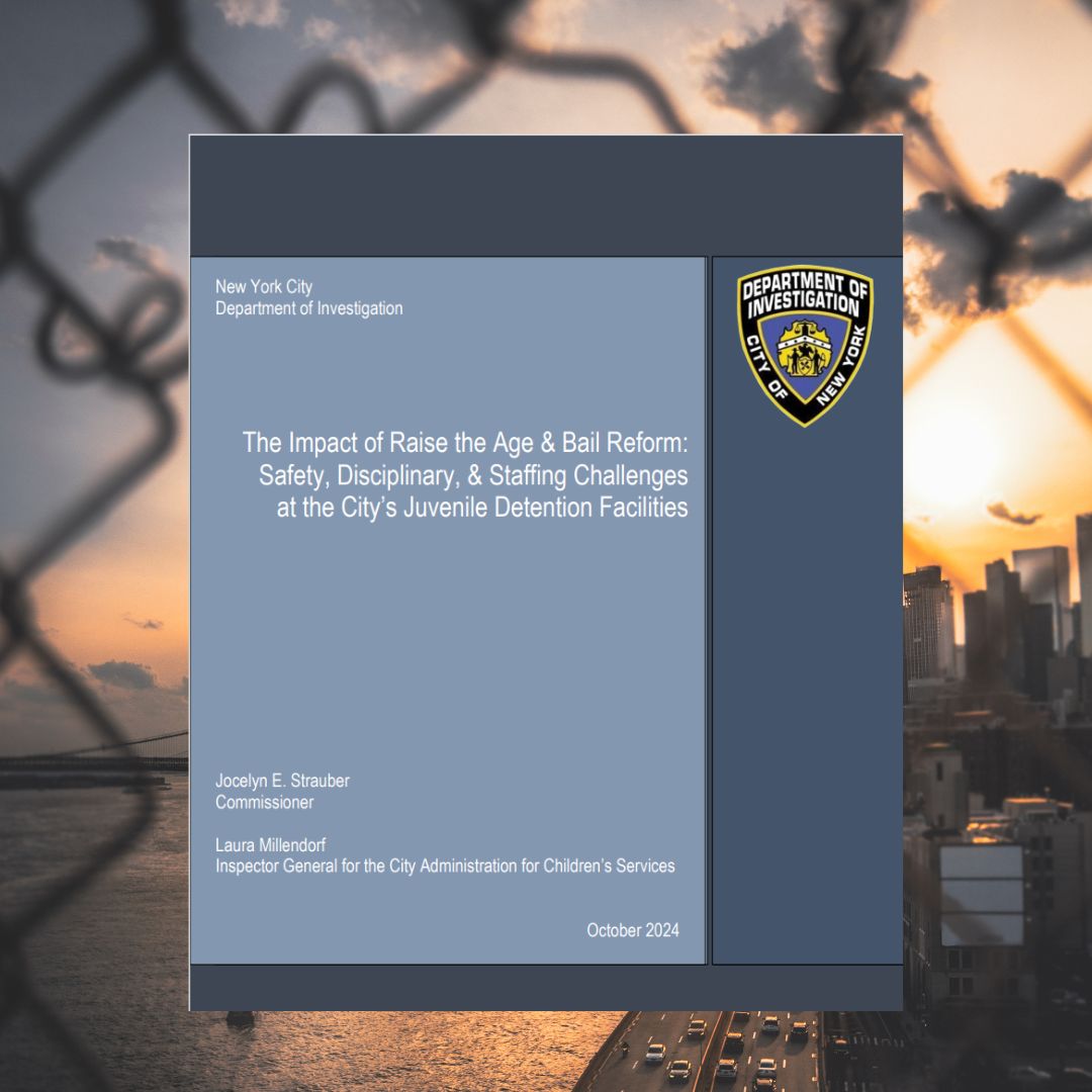 DOI Report: The Impact of Raise the Age and Bail Reform on the city's Juvenile Detention Facilities
                                           