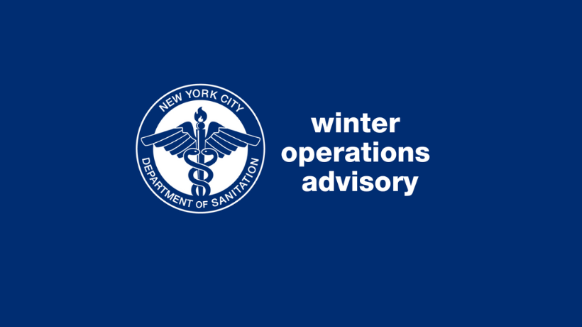 DSNY Winter Operations Advisory
                                           